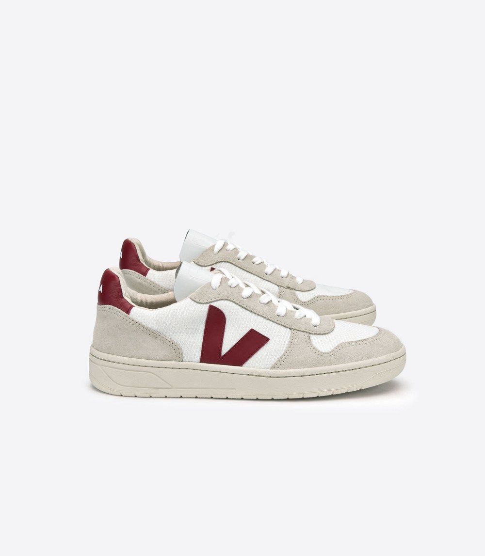 Veja Sneakers Barbati - V-10 B-Mesh - Albi/Bej - 7861540-OK